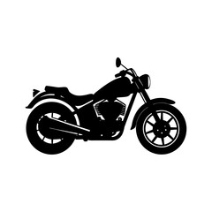 Fototapeta premium Motorcycle Silhouette vector illustration
