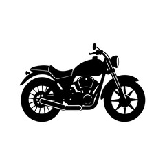 Obraz premium Motorcycle Silhouette vector illustration