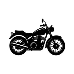 Fototapeta premium Motorcycle Silhouette vector illustration