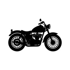Fototapeta premium Motorcycle Silhouette vector illustration