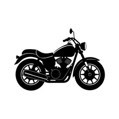 Fototapeta premium Motorcycle Silhouette vector illustration