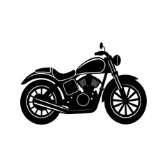 Fototapeta premium Motorcycle Silhouette vector illustration