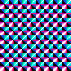 Seamless background created by gradient object like hologram style
