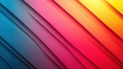 Obraz premium <Modern Colorful Gradient Abstract Wallpaper with Dynamic Lines and Vibrant Artistic Design>
