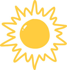 Cute cartoon hand drawn doodle for decoration