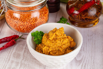 Indian cuisine - Lentil vegan dal