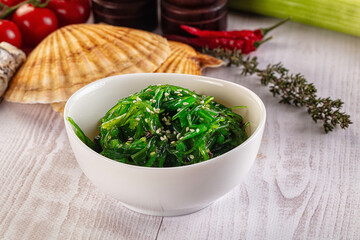 Japanese Chuka Wakame with sesame seeds