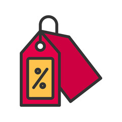 Sale Tag icon vector image. Suitable for mobile apps, web apps and print media.