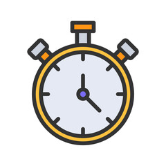 Timer icon vector image. Suitable for mobile apps, web apps and print media.