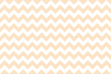 Bisque and white color Zig zag seamless pattern.