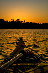 Crepuscolo in kayak