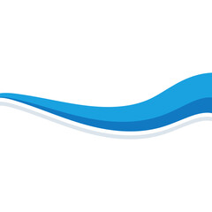 Fototapeta premium Border Line Wave