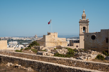 Panoramic View of Gozo Island, Malta