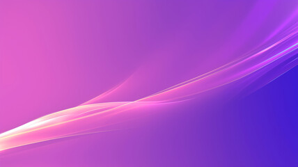Fototapeta premium vibrant abstract background featuring gradient transition from deep purple to soft pink, with smooth flowing lines creating sense of movement and depth