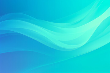 smooth abstract background featuring gradient from ocean blue to teal, with flowing waves that create sense of calm and tranquility. This design is perfect for various digital applications
