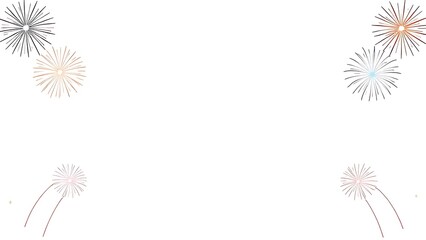 夏空に咲くカラフルな光の花32