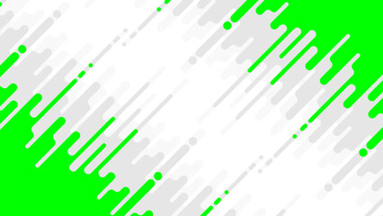 Modern Abstract Green and White Background with Geometric Elements and Gray Accents