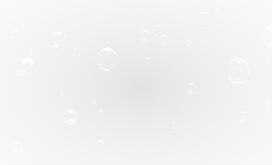 PNG bubble water sphere with glossy drop and transparent underwater effect for clean design.