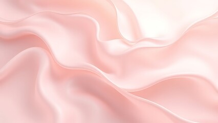 Obraz premium 優美に波打つ淡いシルク生地156