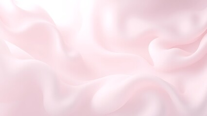 Fototapeta premium 優美に波打つ淡いシルク生地202