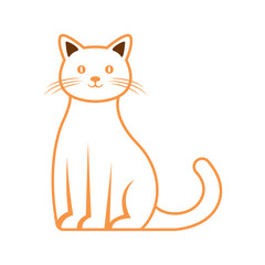 Cat logo icon design