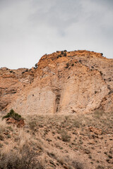 red rocks in the desert
