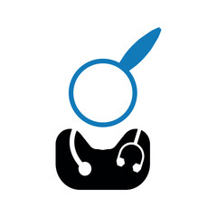 Find a physician doctor icon.