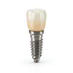 dental implant isolated on white