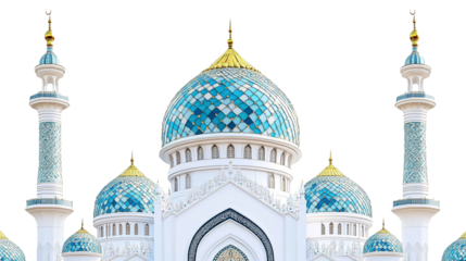 Eid Greeting Cards for Festive Celebrations - Isolated on White Background