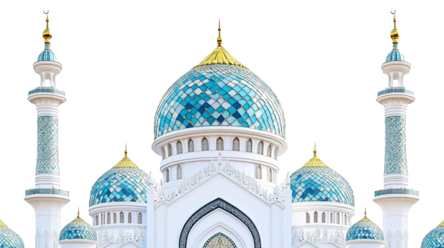 Eid Greeting Cards for Festive Celebrations - Isolated on White Background