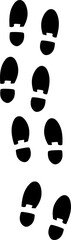 Footprint Shoes Silhouette