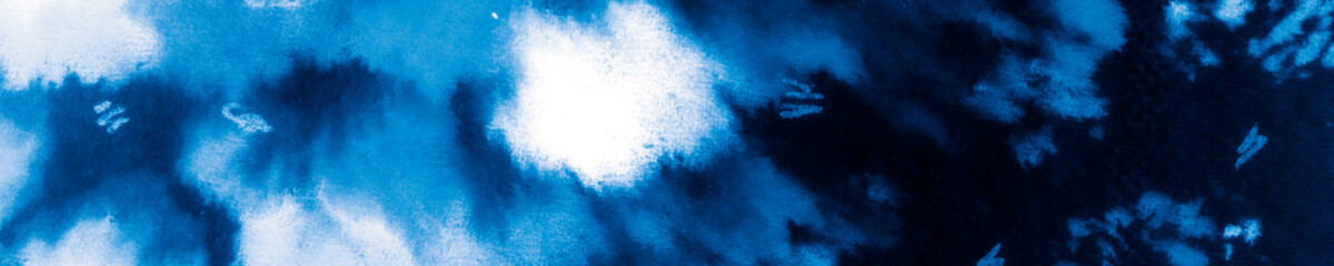 Aquamarine Dirty Graffiti. Water Colour Artwork.