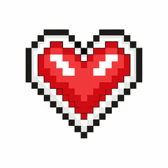 pixel heart pixel art