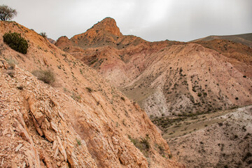 red rocks and blue sky