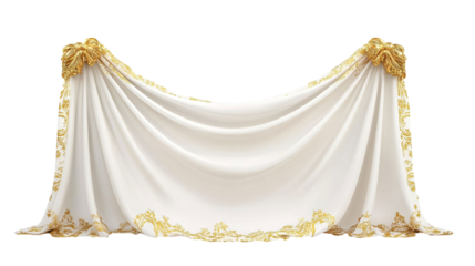 Eucharist Veil for Eucharist Rituals - Isolated on White Background