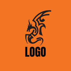 Dragon vector logo 