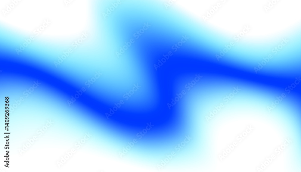 Canvas Prints overlay abstract blue gradient on transparent background. elegance wavy gradient