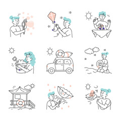 Set Of Summer 7