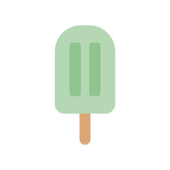 アイスキャンディのアイコン（緑）