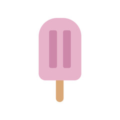 アイスキャンディのアイコン（ピンク）