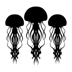 set of jellyfish