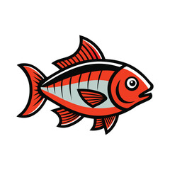 Obraz premium fish vector illustration