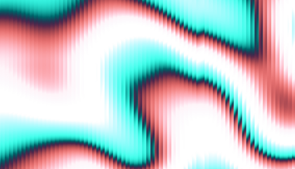Fractal Glass Gradient Texture. Reed vertical lines patterned glass, overlay with transparent background. Universal teal and pink stylish gradient
