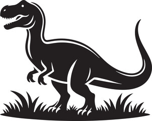 A Dinosaur Vector Art Illustration EPS File
