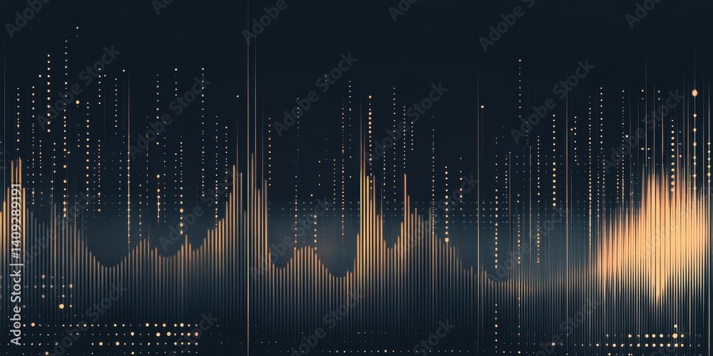 Poster abstract data stream: a mesmerizing visualization of data flow.
