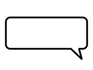 Fototapeta premium 吹き出しマーク（シンプル）