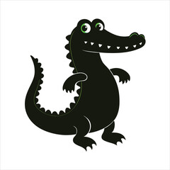 Cartoon Crocodile Illustration