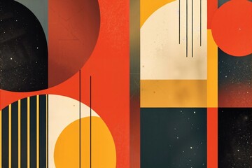 Abstract Geometric Traditional Background Design, Illustrative Wallpaper, Desktop, Presentation