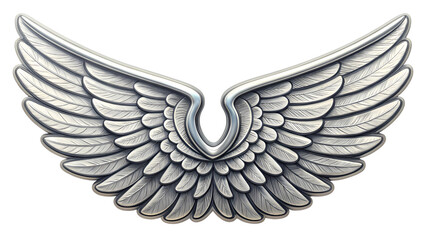 Obraz premium wings icon isolated on white