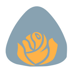 vector illustration of an orange